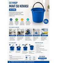 Ceymop Mavi Su Kovası 10 L