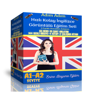 Adım Adım Hızlı Kolay İngilizce Görüntülü Eğitim Seti