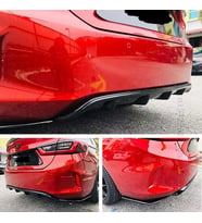 Honda City Uyumlu Difüzör Ve Flap Seti Pianoblack 2020+ Parça