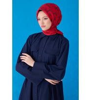 Belli Twill İpek Eşarp 4117D (A.Kırmızı)