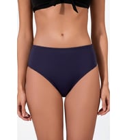 Endeep Kadın Hipster Yüksek Bel Mor Bikini Altı