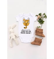Unisex Bebek Bundan Sonra Kusura Bakın Baskılı Body Zıbın