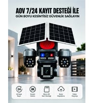 4g Sım Kartlı Uzaktan İzlemeli Akıllı Güvenlik Kamerası Çift Yönlü Ses