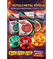Stunt Movement Kutulu Metal Yoyo  Süper Hızlı Profesyonel Yoyo 1 adet