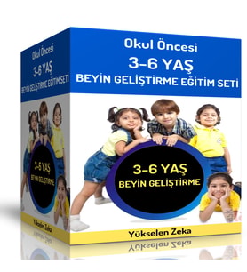 Okul Öncesi 3-6 YAŞ Beyin Geliştirme Eğitim Seti