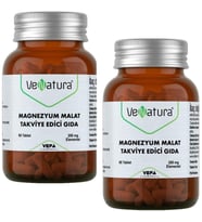 Venatura Magnezyum Malat Takviye Edici Gıda 60 Tablet 2 ADET