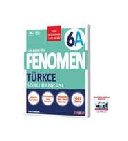 Fenomen Yayıncılık 2025-2026 6. Sınıf Türkçe %100 Başarı İçin Soru Bankası Video Çözümlü Güncel Müfredat (Çok Renkli)