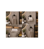 BANYO MUTFAK ASKISI 4 LÜ SET KENDİNDEN YAPIŞKANLI KOLAY MONTAJ