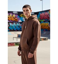 Erkek Kapüşonlu Standart Kol Kanguru Cep Sweatshirt Fonksiyonel Dayanıklı Kaliteli Estetik