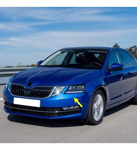 Skoda Octavia 3 Makyajlı 2017-2020 Far Yıkama Kapağı Sol Ön 5E0955109E