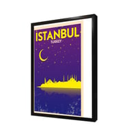 İstanbul Çerçeveli Mdf Tablo