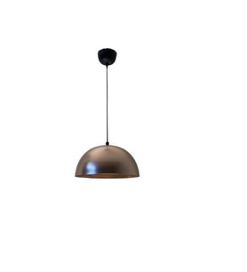 Rsylight Retro Bakır Metal Dekoratif Tekli Kafe Mutfak Aydınlatma Avize Çap:30 Cm (Burnt Olive)