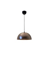 Rsylight Retro Bakır Metal Dekoratif Tekli Kafe Mutfak Aydınlatma Avize Çap:30 Cm (Burnt Olive)