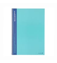 Morning Glory 5000 Trendy Çizgili Defter 25,6x18,4 cm Turkuaz 10250-84484