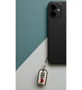 Miyuki Boncuk El Yapımı I Love You Asker Künyesi Telefon Çarmı - Charm