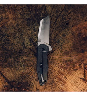 Schrade USA Slyte Compact Katlanır Düz Saten D2 Çelik Bıçak - 1182277