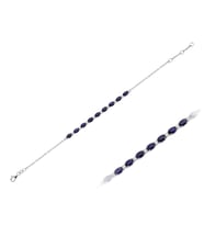 Sirius Pırlanta ve Oval Safir Sırataş Bileklik 0704B0005