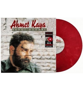 Ahmet Kaya Sevgi Duvarı Kırmızı Mermer Desenli Plak LP
