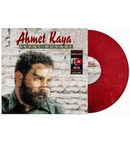 Ahmet Kaya Sevgi Duvarı Kırmızı Mermer Desenli Plak LP