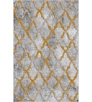 Eliana Home Baskılı, Yıkanabilir Kaymaz Taban Salon Halısı LNA0643 100x150 cm (Kahverengi)