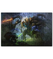 Cakapuzzle  Star Wars Yoda General Grievous  Puzzle Yapboz MDF (Ahşap) (120 Parça)