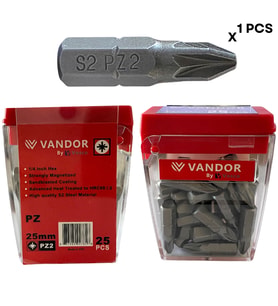 Bits Uç Matkap Ucu Tornavida Ucu Vidalama Ucu S2 Yüksek Kalite Çelik SPZ2 25 - 637962027846
