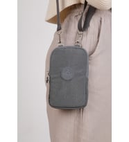 M 226 Mega Bag Krinkıl Kumaş Unisex Küçük Omuz Çantası, Telefonluk (Gri)