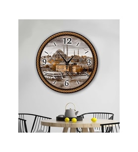 bilge Tasarım retro Duvar Saati 35 CM x 35CM (Karışık)
