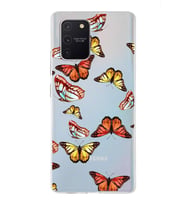 PrintiFy Samsung Galaxy S10 Lite ile Uyumlu 1mm Slim Fit Water Color 2 Baskılı Şeffaf  Kılıf