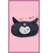 Kuromi Peluş Fermuarlı Kalemlik Makyaj Çantası