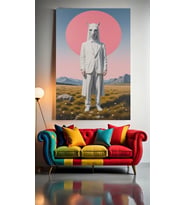 SOYUT PORTRE V1 Ev Duvar Salon Güzellik Salonu Ofis Dükkan Dekarasyon Kanvas Tablo (Çok Renkli)