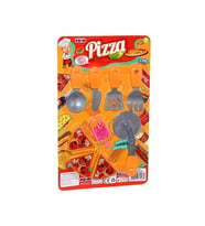 Küçük Pizza Oyuncak Seti 40x25 cm 9 parça