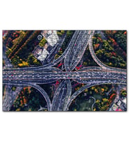 Cakapuzzle Kuşbakışı Otoyollar ve Viyadükler 120 Parça Puzzle Yapboz MDF (Ahşap)