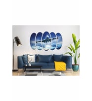UÇAK GÖKYÜZÜ MDF TABLO-1322