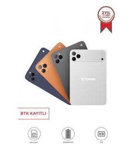 Android Tablet Kalem Klavye Mouse Full Set SIM Kartlı BTK Kayıtlı 10.1 İnç T17 Pro Max Koyu Gri