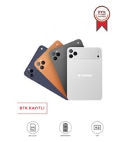 Android Tablet Kalem Klavye Mouse Full Set SIM Kartlı BTK Kayıtlı 10.1 İnç T17 Pro Max Koyu Gri