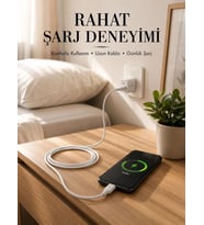 USB-A to Type-C Şarj Kablosu 2 Metre Uzun Kablo