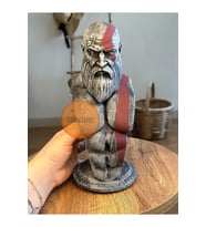 Kratos God Of War Büst Figür Eskitme Renk