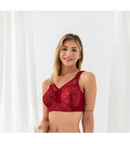Giyim Toparlayıcı Minimizer Sütyen Bordo
