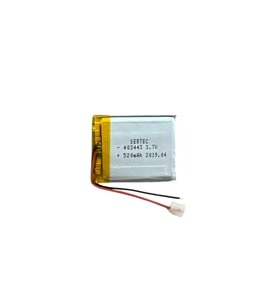 403443 3.7V 520 MAh Li-Polymer Pil Devreli/1.5A