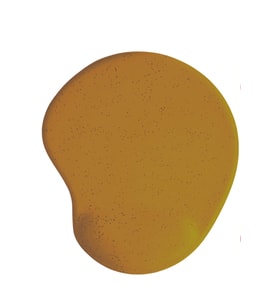 Oval Toprak Renkli Kum Desen Bilek Destekli Kaymaz Taban Bilgisayar Notebook Mouse Pad- Maus Ped