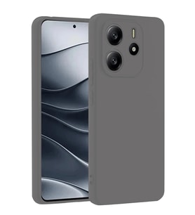 Durukar® Redmi Note 14 4G Kılıf First Silikon - Gri
