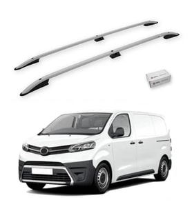 Turtle Toyota Proace (Mk2) 2013-2016 / Kısa Şasi Tavan Çıtası Crown Gri