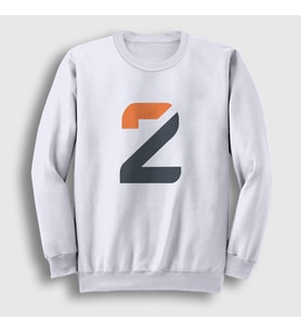 Presmono Unisex Beyaz Logo Two Oyun Overwatch Sweatshirt 361128tt
