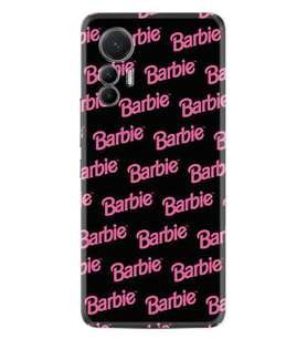 Xiaomi 12 Lite Kılıf Resimli Desenli Baskılı Silikon Barbie 1404
