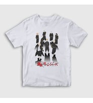 Presmono Unisex Çocuk Beyaz Gang Anime Tokyo Revengers T-Shirt 241108tt