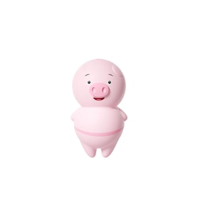 Sevimli Domuz Figür Dil Vibratör Pembe