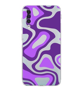 Samsung Galaxy A50   Kamera Korumalı  Kapak Renkli Desen Tasarımlı  Şeffaf Kılıf