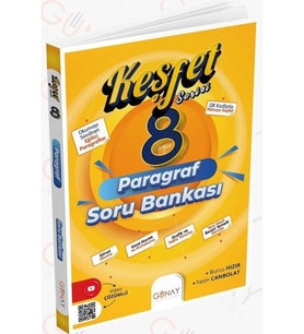 Günay Yayınları Günay Yayınları 8. Sınıf Paragraf Keşfet Serisi Soru Bankası (Çok Renkli)