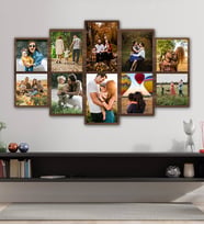 Kişiye Özel 10 Fotoğraflı 5 Parçalı Tablo